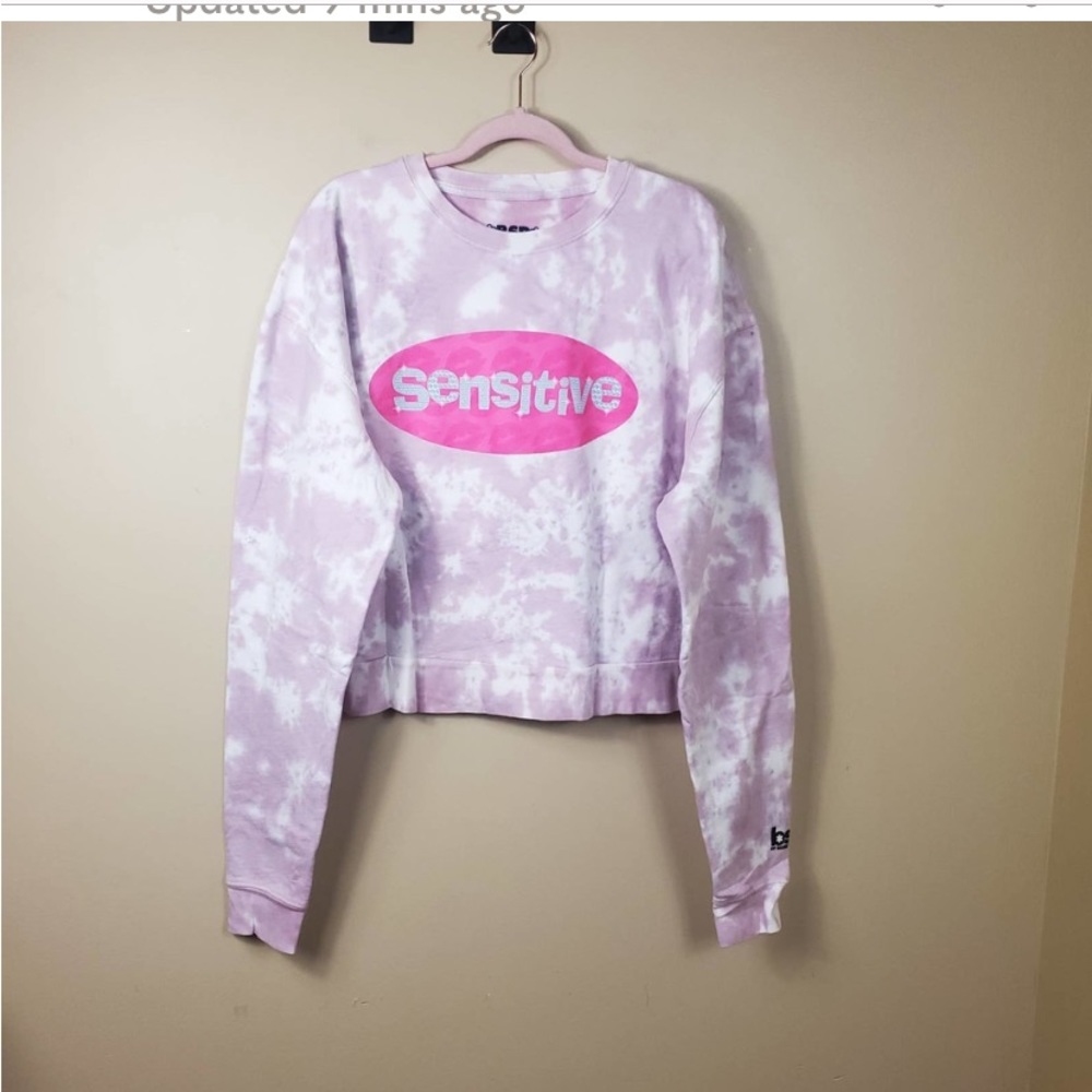 NWOT BSR Sensitive sweatshirt M tie dye